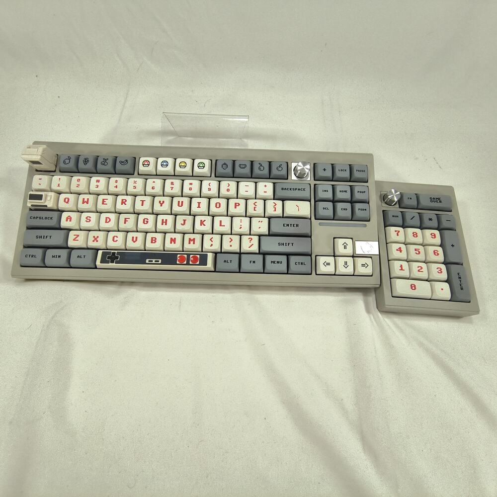 EPOMAKER CIDOO V87 Wireless Gaming Keyboard w/ CIDOO V21 Num Pad Full Aluminum